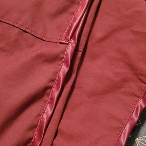 Burgandy Valances x2